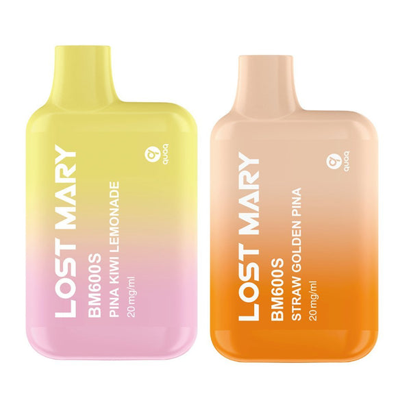Lost Mary BM600S Prefilled Vape Puff Bar Pod Box of 10, UK Vaper
