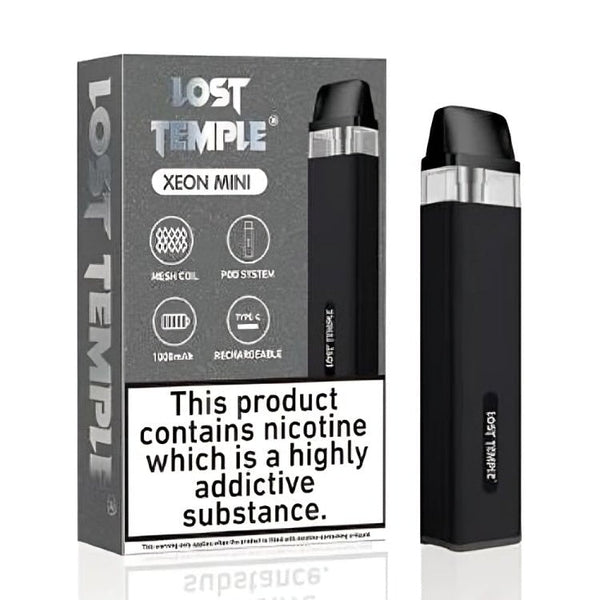 Lost Temple Xeon Mini Vape Kit, Black Colour