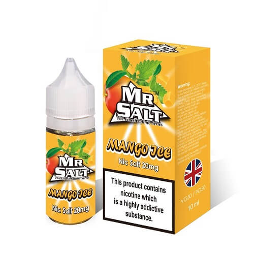 Mr Salt 10ml Nic Salt Eliquid, Pack of 5, Mango Ice Flavor