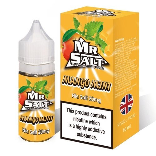 Mr Salt 10ml Nic Salt Eliquid, Pack of 5, Mango Mint Flavor