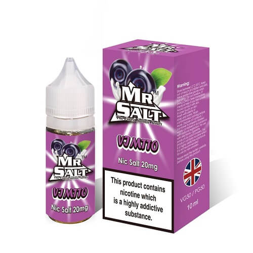 Mr Salt 10ml Nic Salt Eliquid, Pack of 5, Vimto Flavor