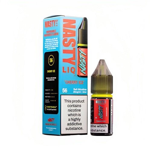 Nastyliq 10ml Nic Salt E Liquid Pack of 10, Cherry Ice Flavor