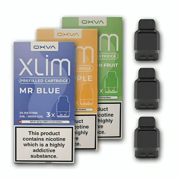 OXVA Xlim Prefilled Pods Pack of 3, Mr Blue Flavor