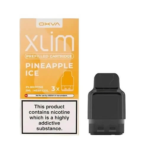 OXVA Xlim Prefilled Pods Pack of 3, Pineapple Ice Flavor