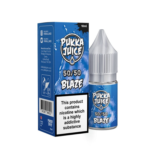 Pukka Juice 10ml Nic Salt E Liquid, Pack of 10, Blaze Flavor