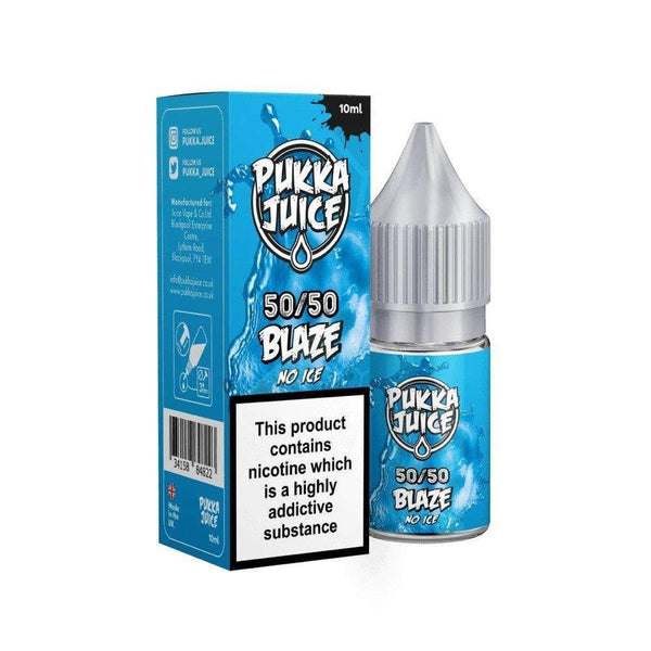 Pukka Juice 10ml Nic Salt E Liquid, Pack of 10, Blaze,No Ice Flavor
