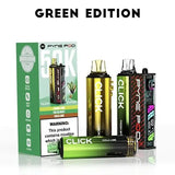 Pyne Pod Click 50K Puffs Prefilled Vape Kit Box of 5, Green Edition Flavor