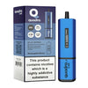Quadro 4-in-1 2400 Puffs Prefilled Vape pod Device, Blueberry Cherry Cranberry Flavor