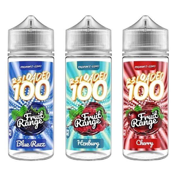 R3loaded 100ml Shortfill E Liquid Fruit Range, UK Vaper