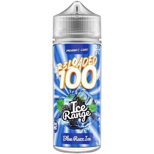 R3loaded 100ml Shortfill E Liquid Ice Range, Blue Razz Ice Flavor