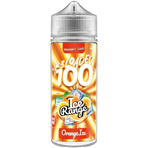 R3loaded 100ml Shortfill E Liquid Ice Range, Orange Ice Flavor