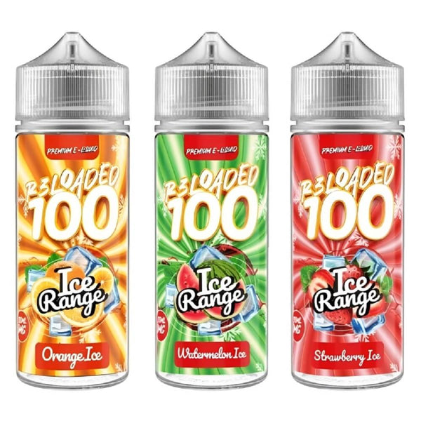 R3loaded 100ml Shortfill E Liquid Ice Range, UK Vaper