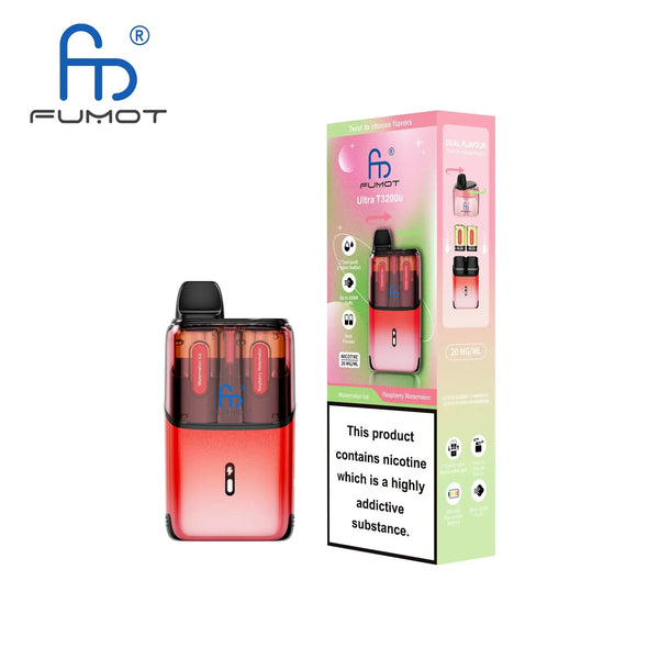 RandM Fumot T32000 Ultra Prefilled Pod Kit Box of 5, Watermelon Ice Flavor
