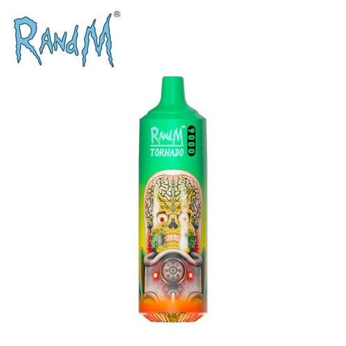 Randm Tornado 9000 Prefilled Vape Pod Device, Guava Mint Flavor