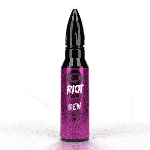 Riot Squad Shortfill E Liquid 50ml All Ranges, Purple Burst Flavor