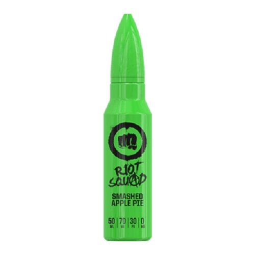 Riot Squad Shortfill E Liquid 50ml All Ranges, Smashed Apple Pie Flavor