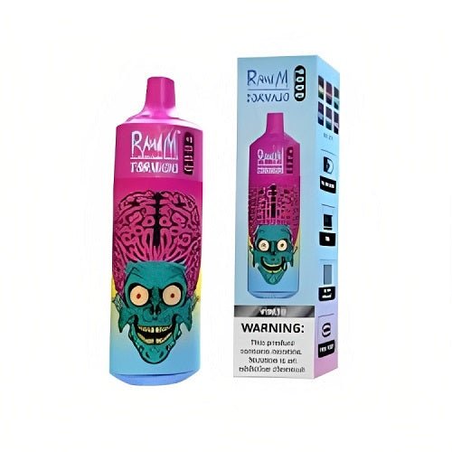 R&M Tornado 9000 Prefilled Vape Pod Device Box of 10, Vimto Flavor