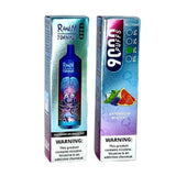 R&M Tornado 9000 Prefilled Vape Pod Device Box of 10, Watermelon Brazz Ice Flavor