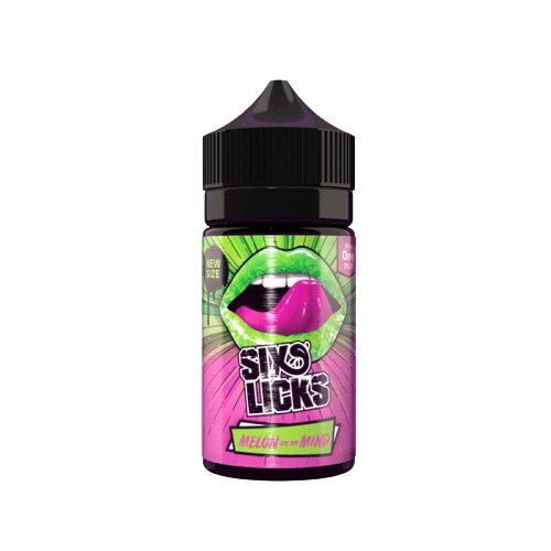 Six Licks Shortfill 50ml E Liquid All Ranges , Melon Mind Flavor