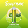 SKE Crystal Super Max 4500 Prefilled Pod Kit Box of 10, Lemon Lime Flavor