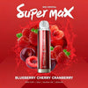 SKE Crystal Super Max 4500 Puffs Prefilled Pod Device, Blueberry Cherry Cranberry Flavor