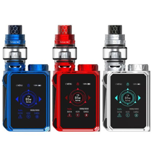 Smok G Priv Baby Vape Kit, Prism Blue, Prism Chrome And Red Colours