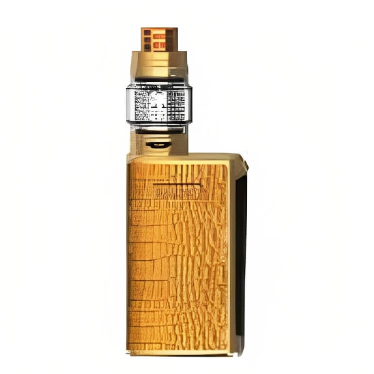 Smok Gator Vape Kit, Prism Gold & Yellow Artificial Crocodile Colour