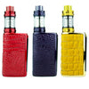 Smok Gator Vape Kit, Prism Gold & Yellow Artificial Crocodile, Purple & Purple Artificial Crocodile And RedArtificial Crocodile colours