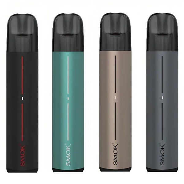 Smok Solus 2 Pod Kit, Black, Lake Blue, Moche Gold and Grey Colours