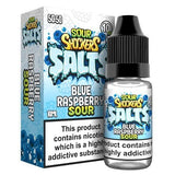Sour Shockers 10ml E Liquid, Pack of 5, Blue Raspberry Flavor