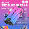 The Crystal Bling Ultra Plus 30k Prefilled Vape Pod Kit, Blue Razz Gummy Bear Flavor