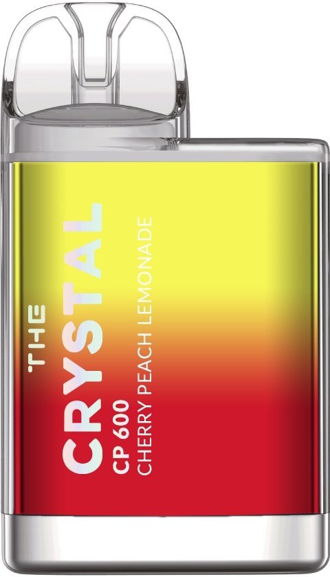 The Crystal CP600 Puffs Prefilled Vape Pod, Cherry Peach Lemoande Flavor
