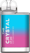 The Crystal CP600 Puffs Prefilled Vape Pod, Cotton Candy Ice Flavor