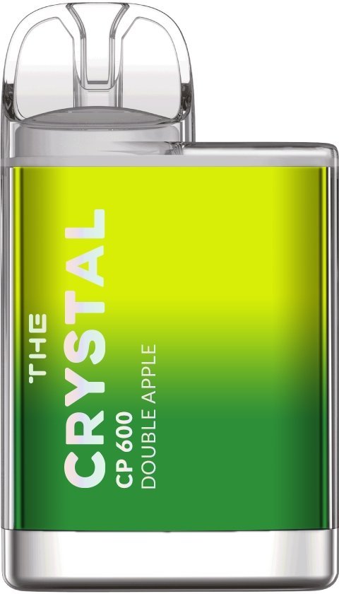 The Crystal CP600 Puffs Prefilled Vape Pod, Double Apple Flavor