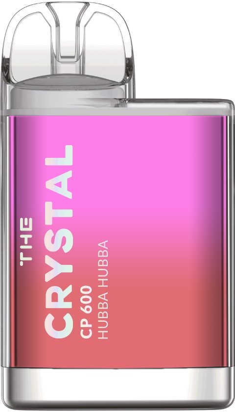 The Crystal CP600 Puffs Prefilled Vape Pod, Hubba Hubba Flavor