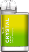 The Crystal CP600 Puffs Prefilled Vape Pod, Lemon Lime Flavor