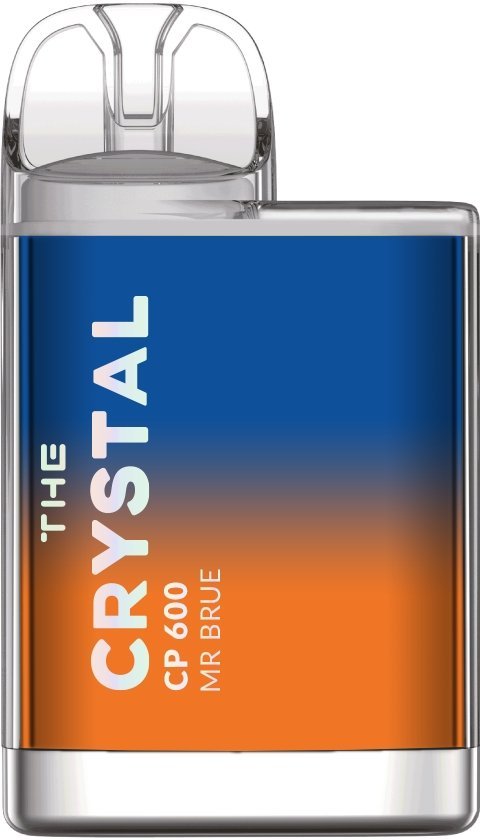 The Crystal CP600 Puffs Prefilled Vape Pod, Mr Blue Flavor