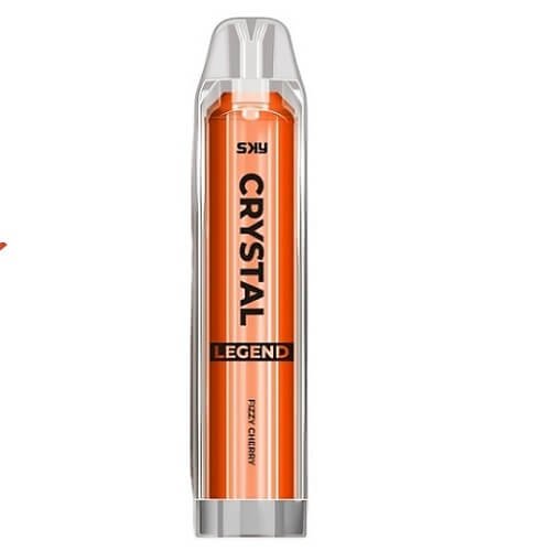 The Crystal Legend 4000 Puffs Prefilled Vape Pod Device, Fizzy Cherry Flavor