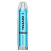 The Crystal Legend 4000 Puffs Prefilled Vape Pod Device, Blue Berry Raspberry Flavor
