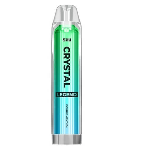 The Crystal Legend 4000 Puffs Prefilled Vape Pod Device, Double Menthol Flavor