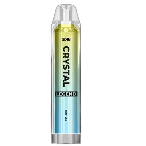 The Crystal Legend 4000 Puffs Prefilled Vape Pod Device, Skittles Flavor