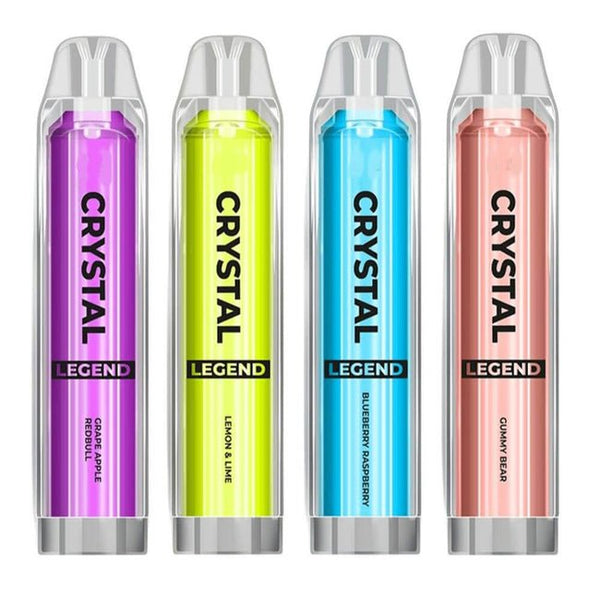 The Crystal Legend 4000 Puffs Prefilled Vape Pod Device, UK Vaper