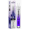 The Crystal Pro Bar 600 Puff Prefilled Vape Pod Device, Blueberry Raspberry Flavor