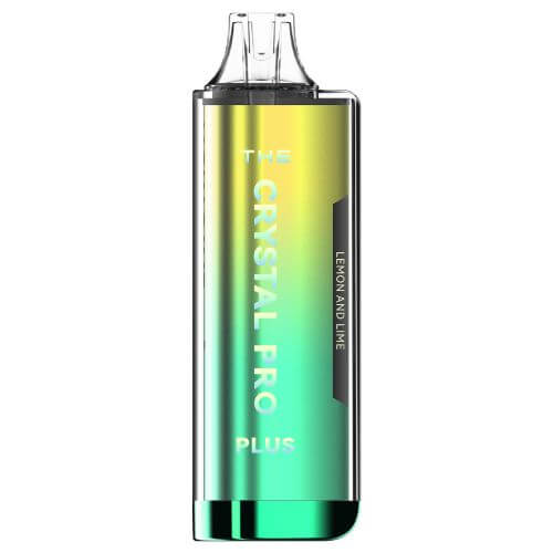 The Crystal Pro Plus 4000 Puffs Prefilled Vape Pod Kit, Lemon Lime Flavor