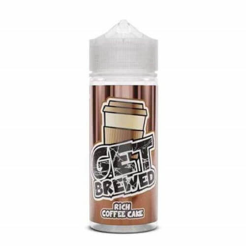 Ultimate Puff Shortfill 100ml E-Liquid Brewed Range, Rich Coffe Cake Flavor