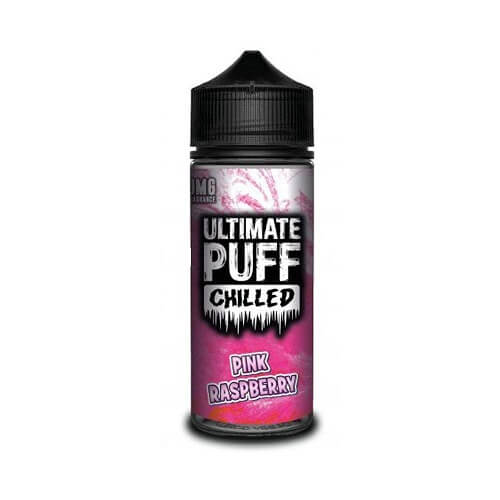 Ultimate Puff Shortfill 100ml E Liquid Chilled Range, Pink Raspberry Flavor
