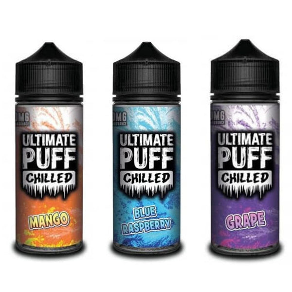 Ultimate Puff Shortfill 100ml E Liquid Chilled Range, UK Vaper