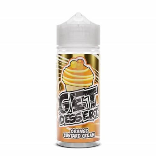 Ultimate Puff Shortfill 100ml E Liquid Dessert Range, Orange Custrad Cream Flavor