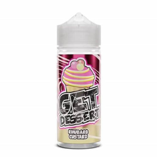 Ultimate Puff Shortfill 100ml E Liquid Dessert Range, Rhubarb Custard Flavor