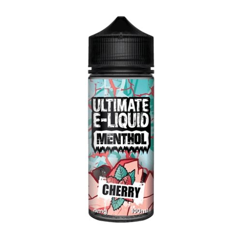 Ultimate Puff Shortfill 100ml E LiquidMenthol Range, Cherry Flavor